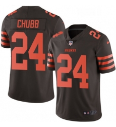 Youth Nike Cleveland Browns 24 Nick Chubb Limited Brown Rush Vapor Untouchable NFL Jersey Youth Nike Cleveland Browns 24 Nick Chubb Limited Brown Rush Vapor Untouchable NFL Jersey