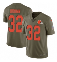Youth Nike Cleveland Browns 32 Jim Brown Limited Olive 2017 Salute to Service NFL Jersey Youth Nike Cleveland Browns 32 Jim Brown Limited Olive 2017 Salute to Service NFL Jersey
