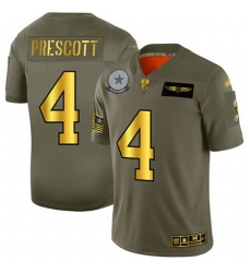 Cowboys 4 Dak Prescott Camo Gold Men Stitched Football Limited 2019 Salute To Service Jersey Cowboys 4 Dak Prescott Camo Gold Men Stitched Football Limited 2019 Salute To Service Jersey