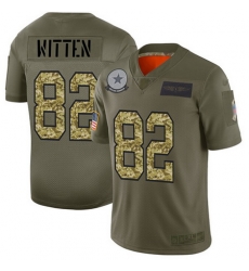 Cowboys 82 Jason Witten Olive Camo Men Stitched Football Limited 2019 Salute To Service Jersey Cowboys 82 Jason Witten Olive Camo Men Stitched Football Limited 2019 Salute To Service Jersey