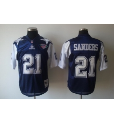 Dallas Cowboys 21 Deion Sanders blue Throwback 75th Dallas Cowboys 21 Deion Sanders blue Throwback 75th