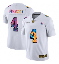 Dallas Cowboys 4 Dak Prescott Men White Nike Multi Color 2020 NFL Crucial Catch Limited NFL Jersey Dallas Cowboys 4 Dak Prescott Men White Nike Multi Color 2020 NFL Crucial Catch Limited NFL Jersey