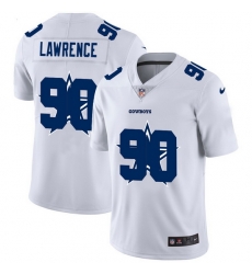 Dallas Cowboys 90 Demarcus Lawrence White Men Nike Team Logo Dual Overlap Limited NFL Jersey Dallas Cowboys 90 Demarcus Lawrence White Men Nike Team Logo Dual Overlap Limited NFL Jersey