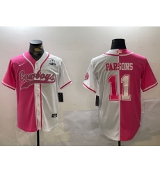 Men Dallas Cowboys 11 Micah Parsons 2024 Arctic white red Stitched Baseball Jersey 5 Men Dallas Cowboys 11 Micah Parsons 2024 Arctic white red Stitched Baseball Jersey 5