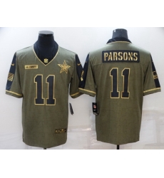 Men Dallas Cowboys 11 Micah Parsons Gold 2021 Salute To Service Limited Stitched Jersey Men Dallas Cowboys 11 Micah Parsons Gold 2021 Salute To Service Limited Stitched Jersey