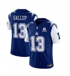 Men Dallas Cowboys 13 Michael Gallup Navy 2023 F U S E With 1960 Patch Vapor Limited Stitched Football Jersey Men Dallas Cowboys 13 Michael Gallup Navy 2023 F U S E With 1960 Patch Vapor Limited Stitched Football Jersey