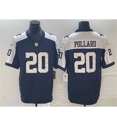Men Dallas Cowboys 20 Tony Pollard Navy 2023 F U S E Thanksgiving Limited Stitched Football Jersey Men Dallas Cowboys 20 Tony Pollard Navy 2023 F U S E Thanksgiving Limited Stitched Football Jersey