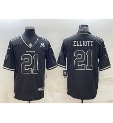 Men Dallas Cowboys 21 Ezekiel Elliott Black With 1960 Patch Limited Stitched Football Jersey Men Dallas Cowboys 21 Ezekiel Elliott Black With 1960 Patch Limited Stitched Football Jersey