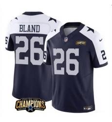 Men Dallas Cowboys 26 DaRon Bland Navy White 2023 F U S E NFC East Champions Patch Stitched Football Jersey Men Dallas Cowboys 26 DaRon Bland Navy White 2023 F U S E NFC East Champions Patch Stitched Football Jersey