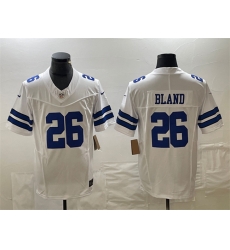 Men Dallas Cowboys 26 DaRon Bland White 2023 F U S E Vapor Untouchable Limited Stitched Football Jersey Men Dallas Cowboys 26 DaRon Bland White 2023 F U S E Vapor Untouchable Limited Stitched Football Jersey