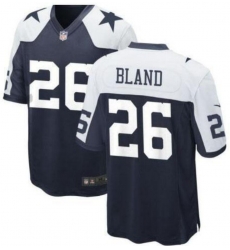Men Dallas Cowboys 26 DaRon Bland White Navy Thanksgivens Vapor Limited Stitched Jersey Men Dallas Cowboys 26 DaRon Bland White Navy Thanksgivens Vapor Limited Stitched Jersey