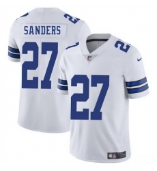Men Dallas Cowboys 27 Miles Sanders White 2025 Vapor Untouchable Limited Stitched Football Jersey Men Dallas Cowboys 27 Miles Sanders White 2025 Vapor Untouchable Limited Stitched Football Jersey