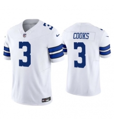 Men Dallas Cowboys #3 Brandin Cooks White Vapor Limited Stitched Jersey Men Dallas Cowboys #3 Brandin Cooks White Vapor Limited Stitched Jersey
