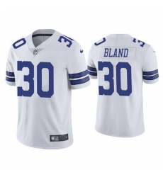 Men Dallas Cowboys 30 DaRon Bland White Vapor Limited Stitched Jersey Men Dallas Cowboys 30 DaRon Bland White Vapor Limited Stitched Jersey