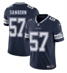 Men Dallas Cowboys 57 Jack Sanborn Navy Blue 2025 Vapor Untouchable Limited Stitched Football Jersey