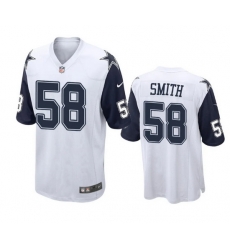 Men Dallas Cowboys 58 Mazi Smith White Thanksgiving Stitched Football Jersey Men Dallas Cowboys 58 Mazi Smith White Thanksgiving Stitched Football Jersey
