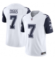 Men Dallas Cowboys 7 Trevon Diggs White 2023 F U S E Vapor Limited Stitched Football Jersey Men Dallas Cowboys 7 Trevon Diggs White 2023 F U S E Vapor Limited Stitched Football Jersey