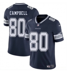 Men Dallas Cowboys 80 Parris Campbell Navy Blue 2025 Vapor Untouchable Limited Stitched Football Jersey