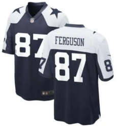Men Dallas Cowboys 87 Jake Ferguson Navy vapor limited Stitched Jersey Men Dallas Cowboys 87 Jake Ferguson Navy vapor limited Stitched Jersey