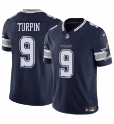 Men Dallas Cowboys 9 KaVontae Turpin Navy 2023 F U S E Vapor Untouchable Limited Stitched Football Jersey Men Dallas Cowboys 9 KaVontae Turpin Navy 2023 F U S E Vapor Untouchable Limited Stitched Football Jersey