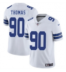 Men Dallas Cowboys 90 Solomon Thomas White 2025 Vapor Untouchable Limited Stitched Football Jersey