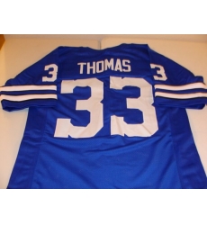 Men Dallas Cowboys Duane Thomas #33 Blue Throwback Stitched Jersey Men Dallas Cowboys Duane Thomas #33 Blue Throwback Stitched Jersey