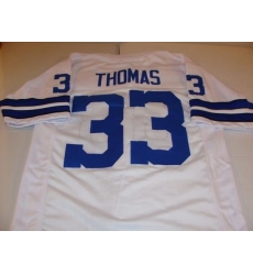 Men Dallas Cowboys Duane Thomas #33 White Throwback Stitched Jersey Men Dallas Cowboys Duane Thomas #33 White Throwback Stitched Jersey