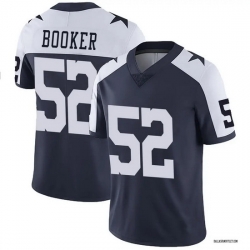 Men Dallas Cowboys  Navy White Thanksgiving Vapor Untouchable Limited Stitched Football Jersey