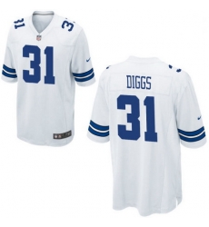 Men Nike Cowboys 31 Treyvon Diggs White Game Stitched NFL Jersey Men Nike Cowboys 31 Treyvon Diggs White Game Stitched NFL Jersey