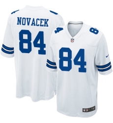 Men Nike Cowboys #84 Jay Novacek White NFL Game Jersey Men Nike Cowboys #84 Jay Novacek White NFL Game Jersey