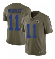 Mens Nike Dallas Cowboys 11 Cole Beasley Limited Olive 2017 Salute to Service NFL Jersey Mens Nike Dallas Cowboys 11 Cole Beasley Limited Olive 2017 Salute to Service NFL Jersey