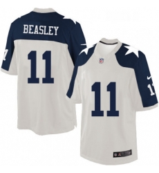 Mens Nike Dallas Cowboys 11 Cole Beasley Limited White Throwback Alternate NFL Jersey Mens Nike Dallas Cowboys 11 Cole Beasley Limited White Throwback Alternate NFL Jersey