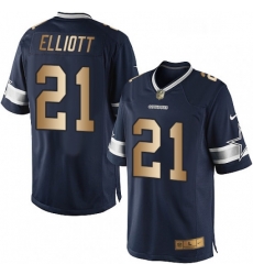 Mens Nike Dallas Cowboys 21 Ezekiel Elliott Limited NavyGold Team Color NFL Jersey Mens Nike Dallas Cowboys 21 Ezekiel Elliott Limited NavyGold Team Color NFL Jersey