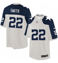 Mens Nike Dallas Cowboys 22 Emmitt Smith Limited White Throwback Alternate NFL Jersey Mens Nike Dallas Cowboys 22 Emmitt Smith Limited White Throwback Alternate NFL Jersey
