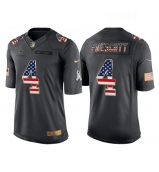 Mens Nike Dallas Cowboys 4 Dak Prescott Limited Black USA Flag Salute To Service NFL Jersey Mens Nike Dallas Cowboys 4 Dak Prescott Limited Black USA Flag Salute To Service NFL Jersey