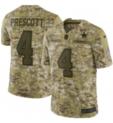 Mens Nike Dallas Cowboys 4 Dak Prescott Limited Camo 2018 Salute to Service NFL Jersey Mens Nike Dallas Cowboys 4 Dak Prescott Limited Camo 2018 Salute to Service NFL Jersey