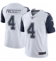 Mens Nike Dallas Cowboys 4 Dak Prescott Limited White Rush Vapor Untouchable NFL Jersey Mens Nike Dallas Cowboys 4 Dak Prescott Limited White Rush Vapor Untouchable NFL Jersey