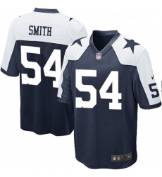 Mens Nike Dallas Cowboys 54 Jaylon Smith Game Navy Blue Throwback Alternate NFL Jersey Mens Nike Dallas Cowboys 54 Jaylon Smith Game Navy Blue Throwback Alternate NFL Jersey