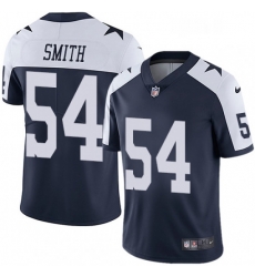 Mens Nike Dallas Cowboys 54 Jaylon Smith Navy Blue Throwback Alternate Vapor Untouchable Limited Player NFL Jersey Mens Nike Dallas Cowboys 54 Jaylon Smith Navy Blue Throwback Alternate Vapor Untouchable Limited Player NFL Jersey