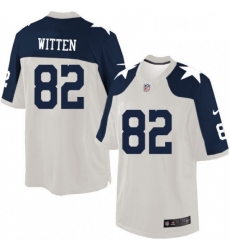 Mens Nike Dallas Cowboys 82 Jason Witten Limited White Throwback Alternate NFL Jersey Mens Nike Dallas Cowboys 82 Jason Witten Limited White Throwback Alternate NFL Jersey