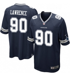 Mens Nike Dallas Cowboys 90 Demarcus Lawrence Game Navy Blue Team Color NFL Jersey Mens Nike Dallas Cowboys 90 Demarcus Lawrence Game Navy Blue Team Color NFL Jersey
