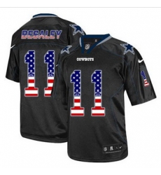 New Dallas Cowboys #11 Cole Beasley Black Men' Stitched NFL Elite USA Flag Fashion Jersey New Dallas Cowboys #11 Cole Beasley Black Men' Stitched NFL Elite USA Flag Fashion Jersey