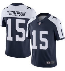 Nike Cowboys #15 Deonte Thompson Navy Blue Thanksgiving Mens Stitched NFL Vapor Untouchable Limited Throwback Jersey Nike Cowboys #15 Deonte Thompson Navy Blue Thanksgiving Mens Stitched NFL Vapor Untouchable Limited Throwback Jersey