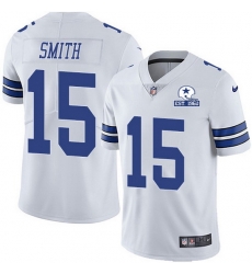 Nike Cowboys 15 Devin Smith White Men Stitched With Established In 1960 Patch NFL Vapor Untouchable Limited Jersey Nike Cowboys 15 Devin Smith White Men Stitched With Established In 1960 Patch NFL Vapor Untouchable Limited Jersey