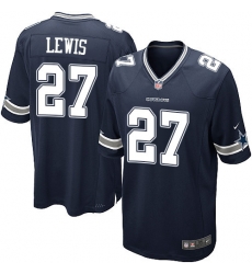 Nike Cowboys #27 Jourdan Lewis Navy Blue Mens Team Color NFL Game Jersey Nike Cowboys #27 Jourdan Lewis Navy Blue Mens Team Color NFL Game Jersey