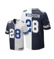 Nike Cowboys 28 Darren Woodson Navy Blue White Mens Stitched NFL Elite Split Jersey Nike Cowboys 28 Darren Woodson Navy Blue White Mens Stitched NFL Elite Split Jersey