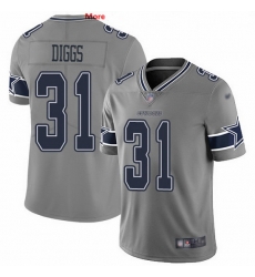 Nike Cowboys 31 Trevon Diggs Gray Men Stitched NFL Limited Inverted Legend Jersey Nike Cowboys 31 Trevon Diggs Gray Men Stitched NFL Limited Inverted Legend Jersey