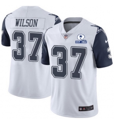 Nike Cowboys 37 Donovan Wilson White Men Stitched With Established In 1960 Patch NFL Limited Rush Jersey Nike Cowboys 37 Donovan Wilson White Men Stitched With Established In 1960 Patch NFL Limited Rush Jersey