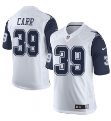Nike Cowboys #39 Brandon Carr White Mens Stitched NFL Limited Rush Jerseys Nike Cowboys #39 Brandon Carr White Mens Stitched NFL Limited Rush Jerseys