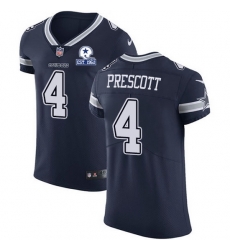 Nike Cowboys 4 Dak Prescott Navy Blue Team Color Men Stitched With Established In 1960 Patch NFL Vapor Untouchable Elite Jersey Nike Cowboys 4 Dak Prescott Navy Blue Team Color Men Stitched With Established In 1960 Patch NFL Vapor Untouchable Elite Jersey